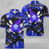 Custom Coolspod Bowling And Pins Abstract Grunge Texture v3 Multicolor Option Customized Name 3D Shirt, Gift fot Bowler