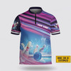 Custom Personalized Strike Out Breast Cancer Bowling Jersey Shirt – Perfect Gift for Bowling Fans