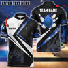 Custom Smoky Flame Bowling And Pins Multicolor Option Customized Name 3D Bowling Jersey Shirt