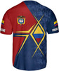 Personalized Colombia Baseball Jersey Custom Colombia Flag Shirts for Men