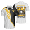 I Ain't Perfect But I Can Still Play Golf Polo Shirt, Black And White Golfing Shirt For Men, Best Gift For Men