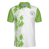 White And Green Golf Men Polo Shirt, Life Like A Golf Hole In One Is Perfect Shirt For Men, Best Gift For Golfers