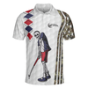 Be Skull And Goal Camouflage Men Polo Shirt, Your Hole Is My Goal Stripes Pattern Shirt, Camo Golf Shirt For Men