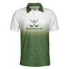 Talk Birdie To Me Golf Polo Shirt, White And Green Abstract Grass Pattern Golfing Polo Shirt, Best Golf Shirt For Men - Perfect Gift For Men, Golfers
