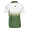 Talk Birdie To Me Golf Polo Shirt, White And Green Abstract Grass Pattern Golfing Polo Shirt, Best Golf Shirt For Men - Perfect Gift For Men, Golfers
