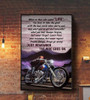 Biker Poster, Motorcycle Lover, While On This Ride Called Life You Have To Take The Good With The Bad, Smile When You’re Sad Poster and Canvas