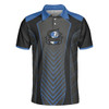 Cool Black And Blue Billiards Men Polo Shirt, Just The Tip I Promise Shirt For Male, Billiards Shirt Gift Idea For Men