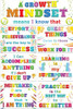 Gift For Child, A Growth Mindset Means I Know That Effort Perseverance Great Things Come To Those Poster and Canvas