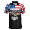 Billiards American Eagle Men Polo Shirt, Cool American Flag Billiards Shirt For Men, Best Billiards Gift Idea, Gift For Billiards Lovers