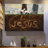 Jesus Poster, God And Lamb, Jesus Christ Poster and Canvas