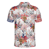 Texas Longhorn Bluebonnet and Armadillo Polo Shirt, Floral Texas State Polo Shirt, Texas Proud Shirt For Men - Perfect Gift For Men, Golfers