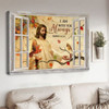 Jesus Poster, Cardinal Bird, Window Decor, I Am With You Always, Jesus Christ Poster and Canvas