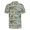 Summer Camp Adventure Sticker Pattern Polo Shirt, Camping Sticker And Badge Polo Shirt, Camping Shirt For Men - Perfect Gift For Men