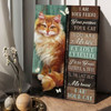 Cat Lover, Butterfly And Cat, I Am Your Friend Your Partner Your Cat You Are My Life My Love Poster and Canvas