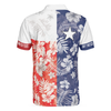 Don't Mess With Texas Flag Tropical Texas Polo Shirt, Texas Bluebonnet Shirt For Men, Polo Shirt For Men, Best Gift For Texas Lovers