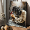 Jesus Poster, Cardinal Bird, God Poster Decor Poster and Canvas