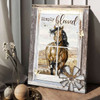 Simply Blessed, Horse Poster, Window Decor Poster and Canvas