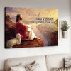 God And Lamb, God Have A Vision Fat Greater Than My Sight, Jesus Poster Poster and Canvas