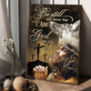 German Shepherd, Dog Lover, God And Dog, Be Still And Know That I Am God Poster and Canvas
