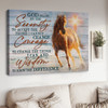 God Grant Me The Seronity To Accept The Things I Cannot Change Courage To Change The Things I Can And Wisdom To Know The Difference Poster and Canvas