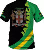 Custom Jamaica Flag Lion Shirt for Men Women Jamaican Pride  3D T-Shirt DTS191