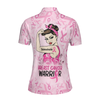 Unbreakable Breast Cancer Warrior Pink Breast Cancer Awareness Short Sleeve Women Polo Shirt - Perfect Gift For Women