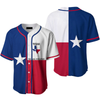 Texas Flag Baseball Jersey, Idea Gift for Men & Women