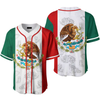 Mexican Mexico Flag Baseball Jerseys For Men & Women, Flag Mexico Shirt