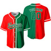Custom Multi Color Kelly Green Fade Fashion Baseball Jerseys For Men & Women
