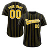 Custom Personalized Pinstripe Baseball Jersey Button Down Shirt Printed or Custom Name Number Team Baseball, Unisex Baseball Jersey