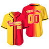 Custom Gradient Color Baseball Jersey Team Clothing Customized Your Name Number Mesh V-Neck Streetwear Man Women Shirt