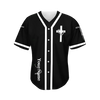 Personalized Jesus Baseball Jersey - Cross, God Baseball Jersey - Gift For Christians - Just Have Faith Custom Baseball Jersey Shirt For Men Women