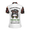 Weekend Forecast Smoking Weed Women Short Sleeve Polo Shirt, Floral And Weed Leaf Graphics Polo Shirt - Perfect Gift For Women, Ladies