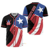 Puerto Rico Coqui Flag - Baseball Jersey
