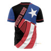 Puerto Rico Coqui Flag - Baseball Jersey