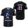 Custom Name Puerto Rico Baseball Player - Personalized Baseball Jersey