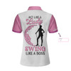 Custom Personalized Leopard Pattern Women Polo Shirt, Golf Act Like A Lady Custom Women Short Sleeve Shirt With Sayings, Best Golf Shirt For Golfers