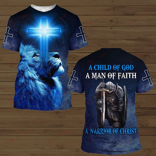 A Child Of God A Man Of Faith A Of Chirst V5 All Over Printed Shirts