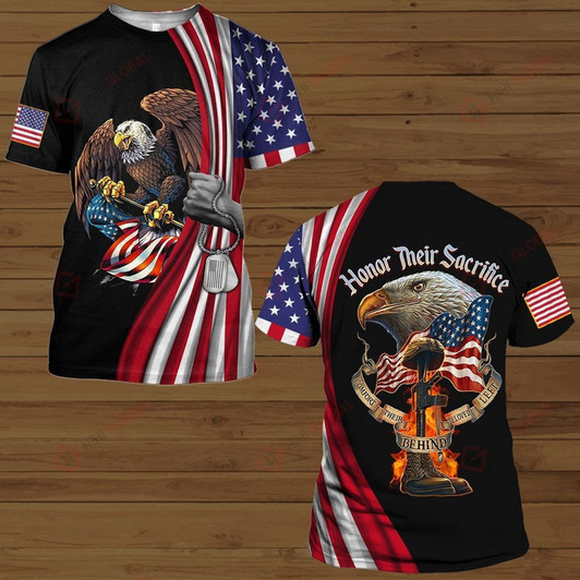 Honor Their Sacrifice All Over Printed Shirts