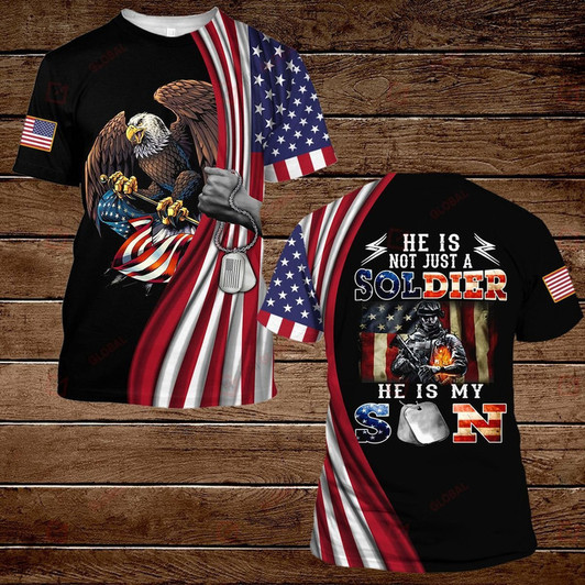He Is Not Just A Soldier He Is My Son All Over Printed Shirts