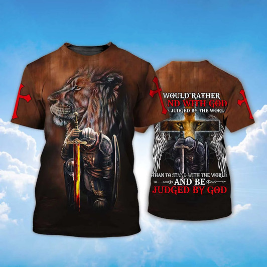 Knight Templar T-Shirt, Faith Over Fear T-Shirt