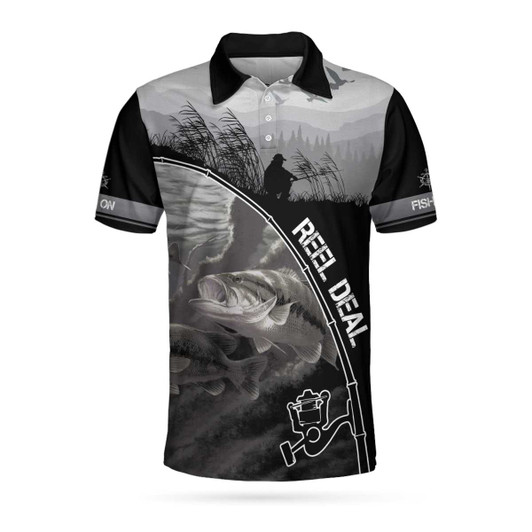 Best Fishing Anchor Men Polo Shirt, Go Fishing And Ignore All Of My Adult Problems Polo Shirt, Reel Deal Shirt For Men, Gift For Golfers