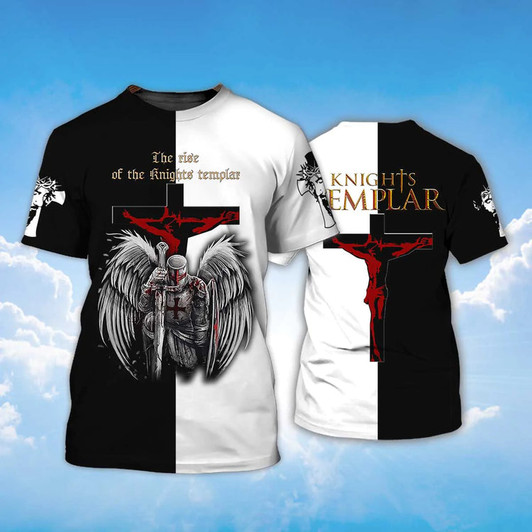Knight Templar Shirt Religious Unisex Tshirt Men Women