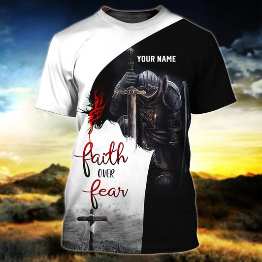 Custom Name Son Of God T Shirt Knight Templar T Shirt Gift For Christian T Shirt