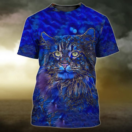 Cat Art  3D T-Shirt