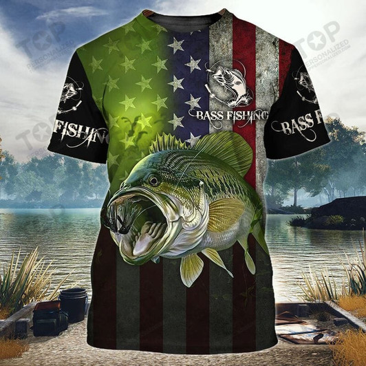 Full Print - Fishing 3D All Over Print  Tshirt