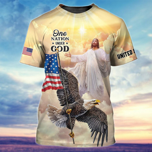 One Nation Under God Eagle Shirts