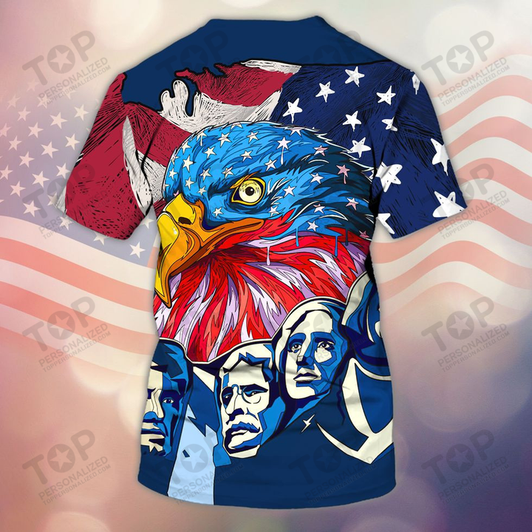 Eagle Independence Day 3D T-shirt