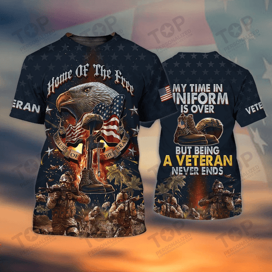 Veteran Home Of The Free Shirts