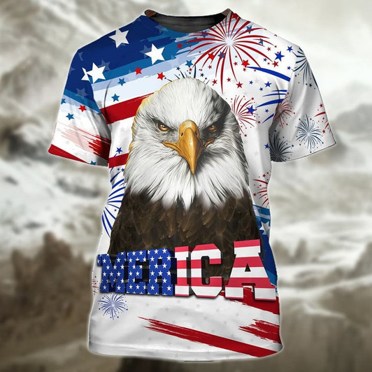 Happy Independence Day Usa Eagle